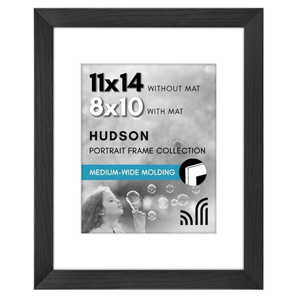 Americanflat 11x14 Poster Frame - Black Engineered
