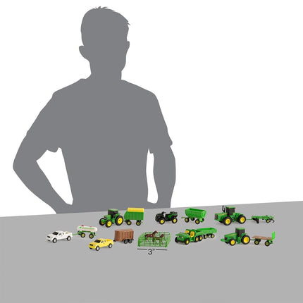 TOMY 35265B Ensemble de véhicules John Deere, multicolore