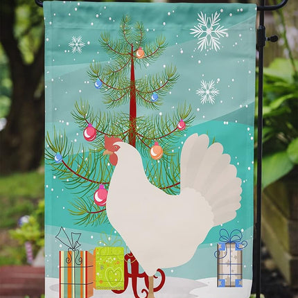 Caroline's Treasures BB9207GF Leghorn Chicken Christmas Flag Garden Size, Small, multicolor