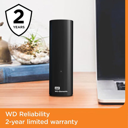 WD 6 TB Elements Desktop External Hard Drive - USB 3.0, Black