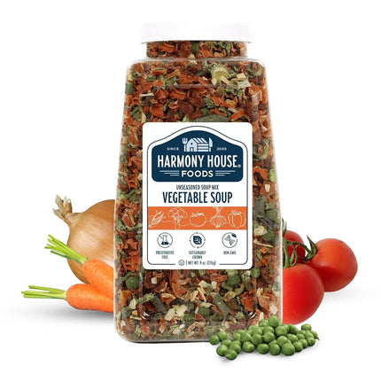 Harmony House Foods Soup Mix, Dried Vegetable, 12 