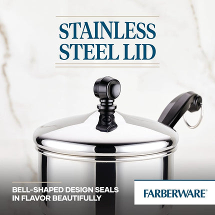 Farberware Classic Stainless Steel 1-Quart Covered Saucepan