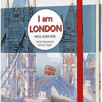 Moleskine I Am London Ruled Notebook, Hard Cover a