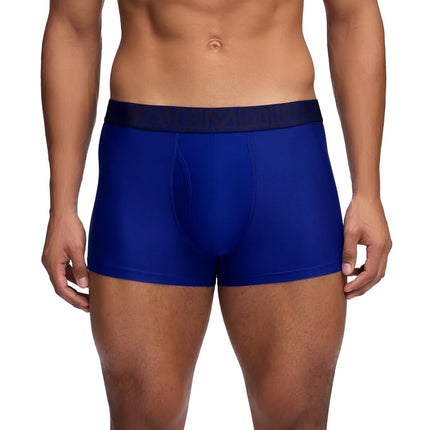 Under Armour Men's Multi-Pack Performance Tech Trunk, Boxer Brief with 3" Inseam, Ultra-Soft, Royal Heather - Core 3-pack, XS