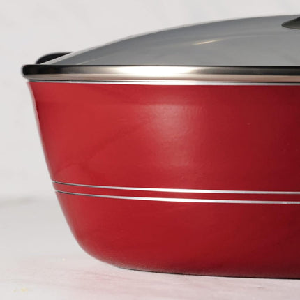 Tramontina Sicilia 10-Piece Non-Stick Aluminium Cookware Set, Raspberry
