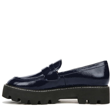 Mocassins à pampilles avec semelle crantée Balin de Franco Sarto pour femme, bleu nuit, 10 large