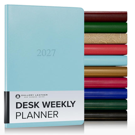 Gallery Leather Desk Weekly Monthly Planner 2027 C