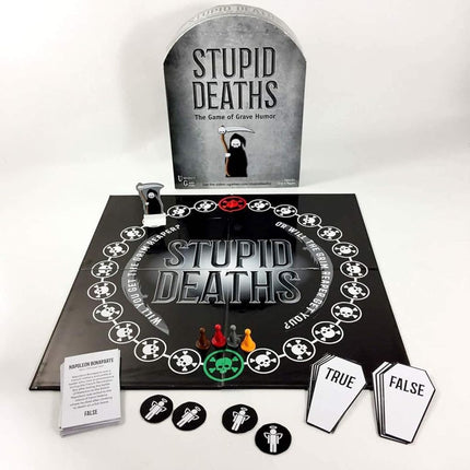 Paul Lamond Games Stupid Deaths Board Game,Black