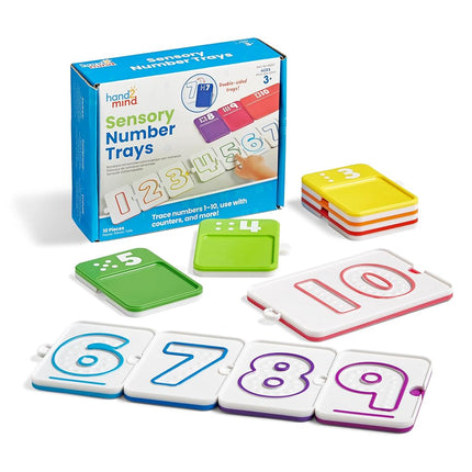 Learning Resources Sensory Number Trays, Education