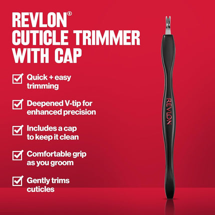 Revlon Cuticle Trimmer with Cap (Pack of 6) by Revlon