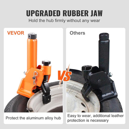 VEVOR Manual Tire Bead Breaker, 38"-42" Tires Changer Tool with Rubber Pad, Protect Aluminum Alloy Hubs, Easy-Operated Tire Repair Tool for ATVs/UTVs, Tractors, Trucks, Cars, Heavy Duty Tires