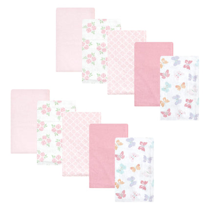 Hudson Baby Unisex Baby Cotton Flannel Burp Cloths