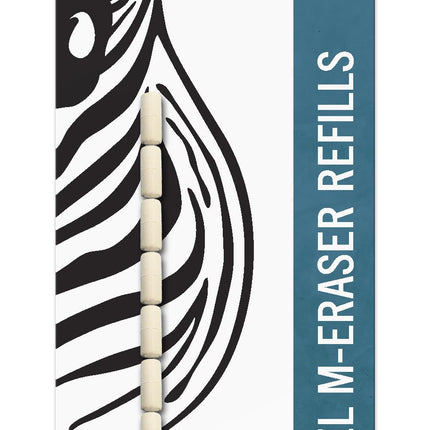 Zebra Pen Mechanical Pencil Eraser M-Refill, White