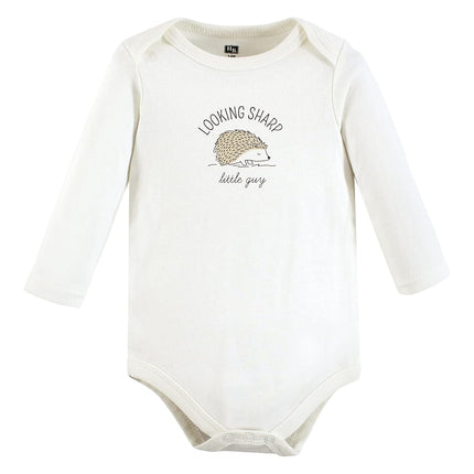 Hudson Baby mamelucos de algodón de manga larga unisex para bebé, Zorro del bosque, 6-9 meses