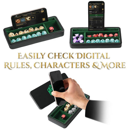 Soar Forge Sanctum Dice Box - Premium Case & Tray for DND