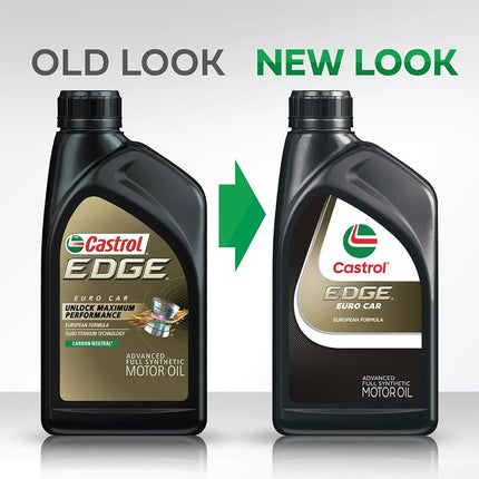 Castrol Edge High Mileage 5W-20 Advanced Full Synthetic Motor Oil, 1 Quart