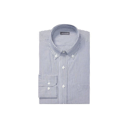 Van Heusen Men's Dress Shirt Regular Fit Pinpoint Stripe, Ocean, 16.5" Neck 34"-35" Sleeve