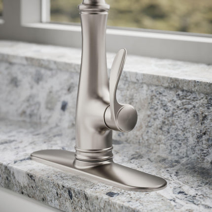 Grifo de cocina extraíble Bellera K-560-VS de Kohler, acero inoxidable vibrante