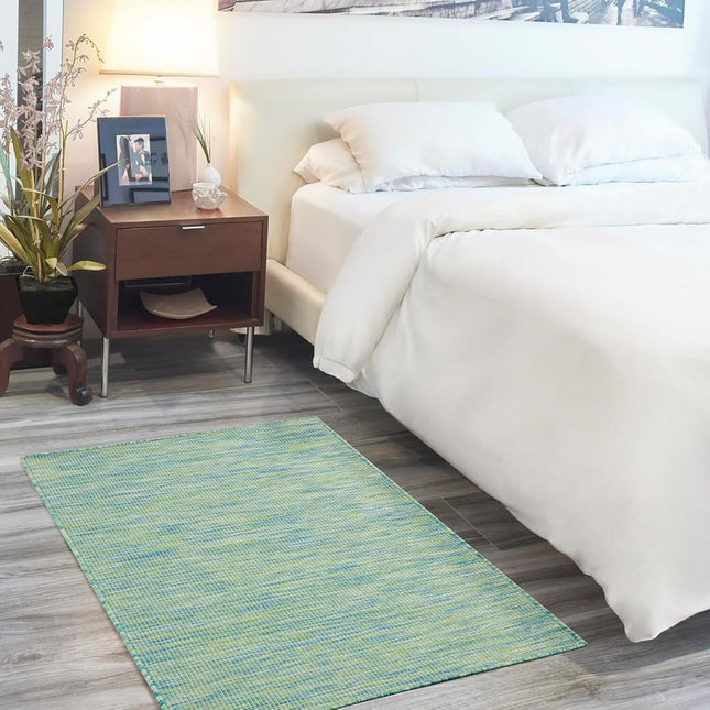 Nourison Positano 3' x 5' Terracotta Fabric Modern Area Rug (3' x 5')
