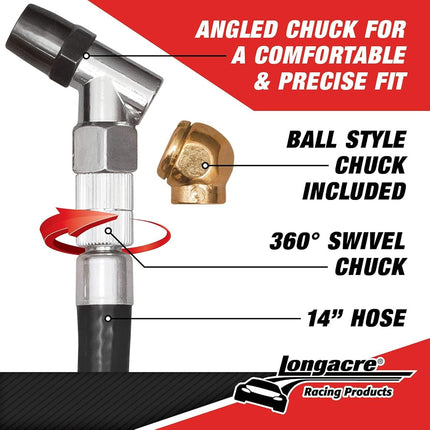 Manomètre de pneu LONGACRE 52024 0-30 PSI 2 pouces GID