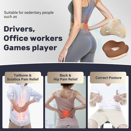 Coverado Lumbar Support Pillow for Car