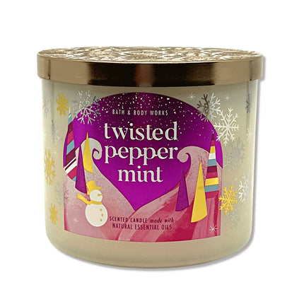 Bath & Body Works Twisted Peppermint Scented Candl