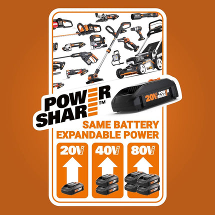 Worx WX530L Exactrack 20V 6-1/2" Circular Saw