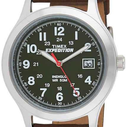 Timex Men's Expedition Metal Field Watch, Brown/Olive, One Size, Classic