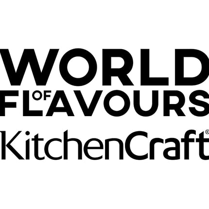 KitchenCraft World of Flavours Rotary Action Parmesan Cheese Grater, Stainless Steel