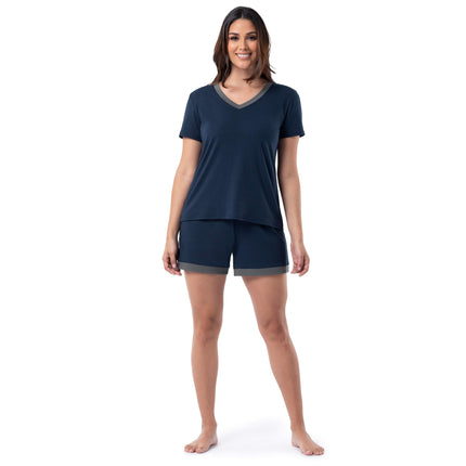 Fruit of the Loom Women's Sleeve Tee and Short 2 P