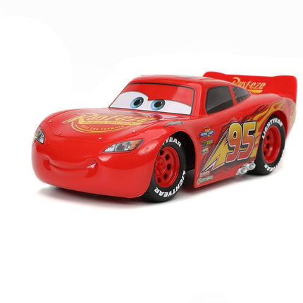 Disney Pixar Cars 1:24 Lightning McQueen RC Remote Control Car 2.4 GHz Red, Toys for Kids