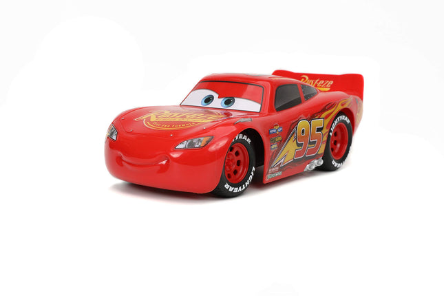 Disney Pixar Cars 1:24 Lightning McQueen RC Remote Control Car 2.4 GHz Red, Toys for Kids
