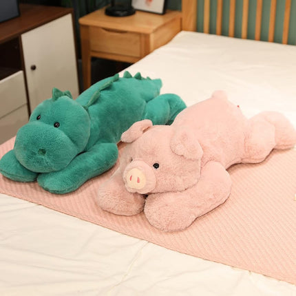 ronivia Weighted Stuffed Animals, 29.5" 6.2lbs Weighted Pig Stuffed Animal Toy Cute Pink Pig Plush Pillow Weighted Plush Animals Toy