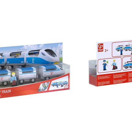 Hape Intercity Railway Engine Train - Wooden Train Track Accessories