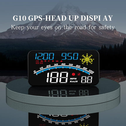 wiiyii Digital GPS Speedometer, HUD Head Up Display for Car, Upgraded 5.5" large-screen, Suitable for All Vehicles