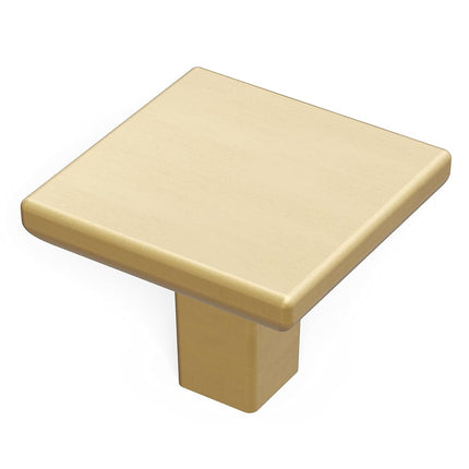 Hickory Hardware Skylight Collection Square Cabinet Knobs, Kitchen Handles for Cabinets and Drawers and Bathroom Hardware, 1-1/4 Inch, Champagne Bronze, 1 Pack