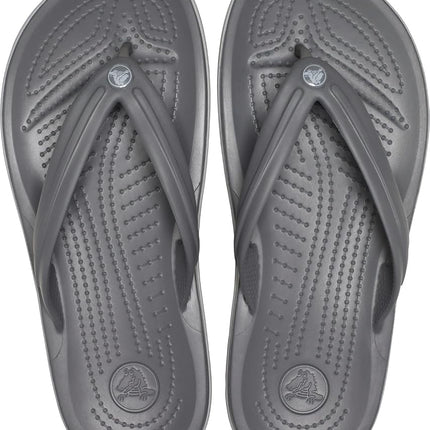 Crocs Unisex Crocband Flip Flip Flops, Slate Grey Smoke, 6 UK Men/ 7 UK Women