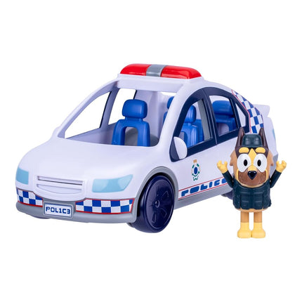 Bluey Police Car Toy, Lights & Sounds, Policeman F
