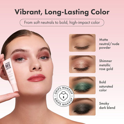 Elizabeth Mott Eye Primer Makeup Eyeshadow Base: Thank Me Later Eye Shadow Base to Prevent Oily Lids and Creasing - Clear Waterproof Eyeshadow Primer for All Shadows - Paraben Free & Cruelty Free, 10g