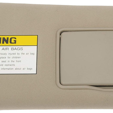 Dorman 74203 Passenger Side Sun Visor Compatible with Select Hyundai Models, Beige Length: 6.5 In, Thickness: 0.75 In
