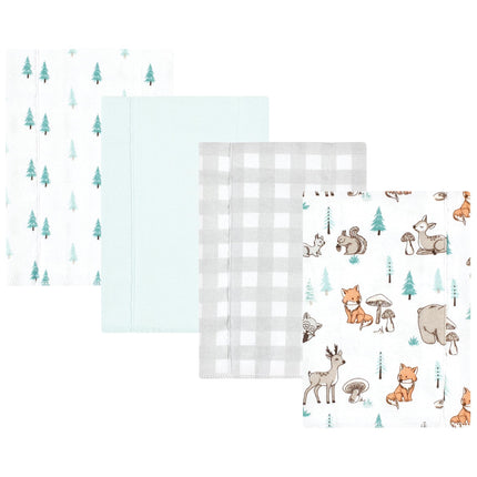 Hudson Baby Unisex Baby Cotton Flannel Burp Cloths