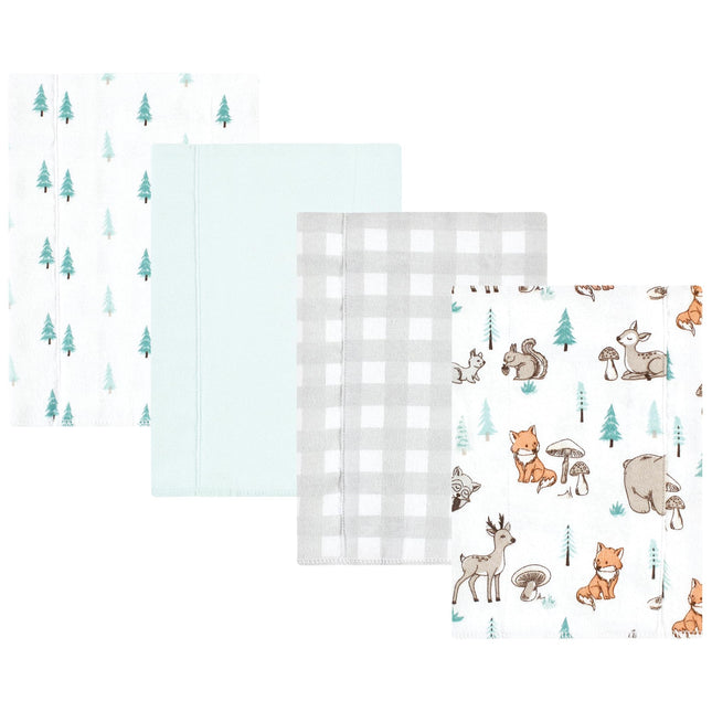 Hudson Baby Unisex Baby Cotton Flannel Burp Cloths
