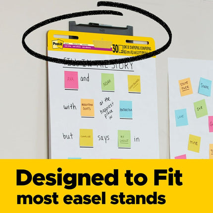 Post-It Sticky Easel Paper - 63.5 x 77.5 cm - Block of 30 Sheets (Pack of 2) Easel Pads 4 Pads White