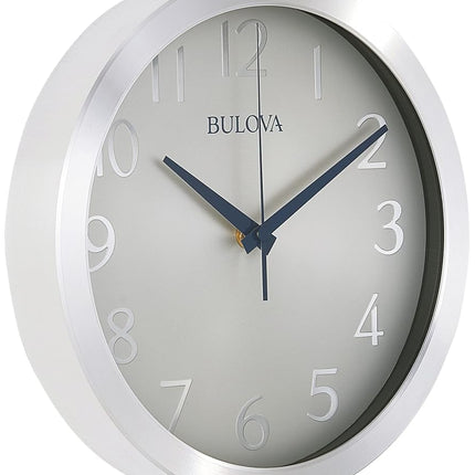 Bulova Winston Wall Clock C4844 | 10" Diameter | M