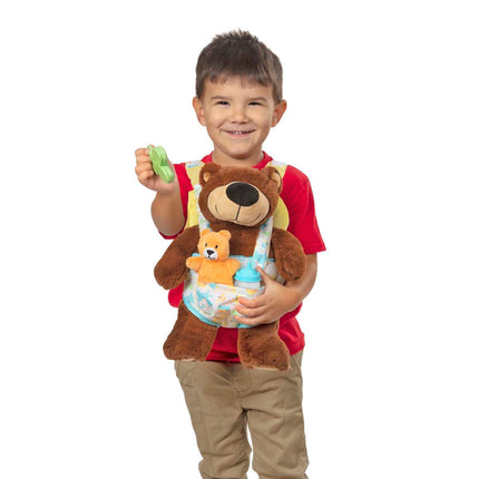 Melissa & Doug Mine to Love Set de Juego Portabebés, Multicolor, Talla Única