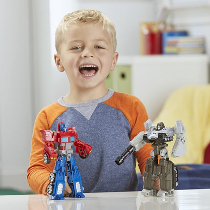 Transformers Toys Heroes and Villains Optimus Prime and Megatron 2-Pack, 17.5 cm, Action Figures For Boys And Girls Ages 6 and Up