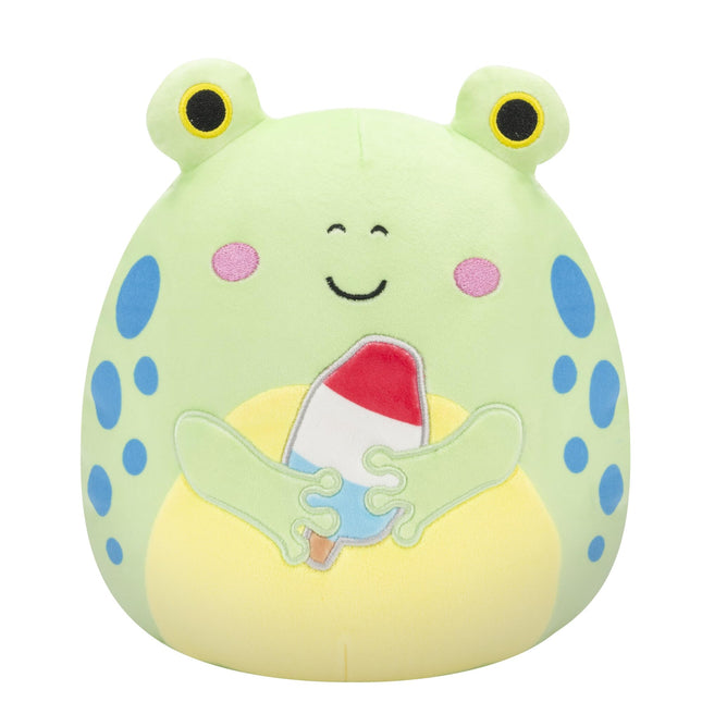 Squishmallows Original 8-Inch Limell Frog with Blu