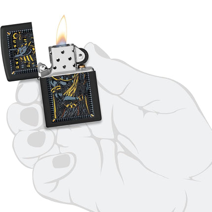 Zippo Lighter, Anubis Design