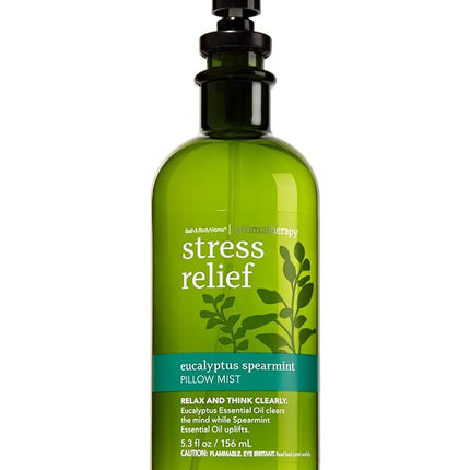 Bath and Body Works Aromatherapy Stress Relief Eucalyptus Spearmint Pillow Mist 5.3 fl oz