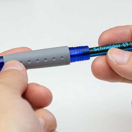 Schneider 175503 Ballpoint Pen Refill Slider 755 Indelible XB, Pack of 10 Blue